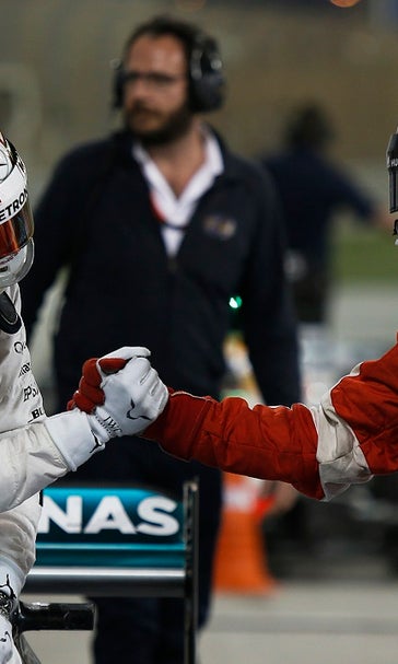 Raikkonen scores first podium since returning to Ferrari